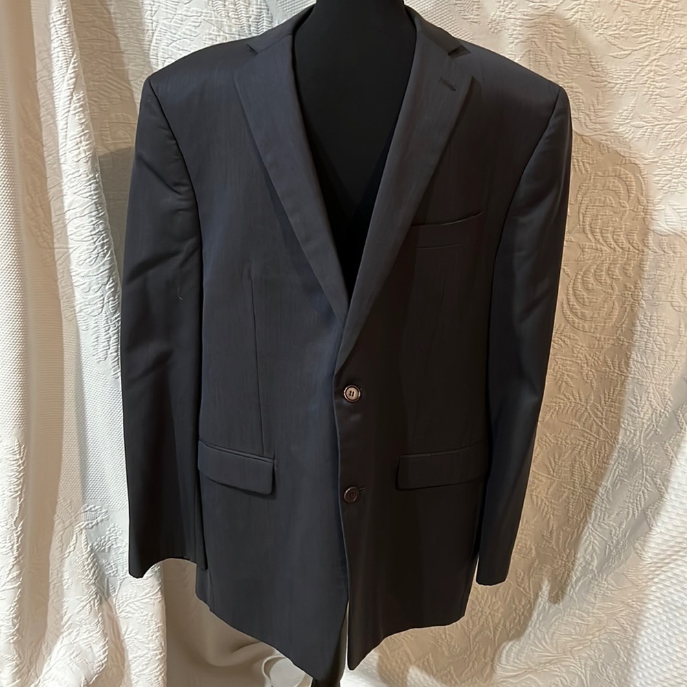 DKNY single breasted suit, 46R